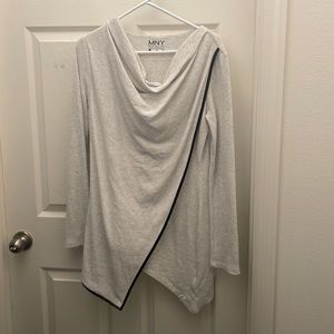 MNY Marc New York thermal waffle tunic shirt